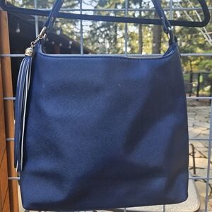 J. FRANCES dark blue tote bag